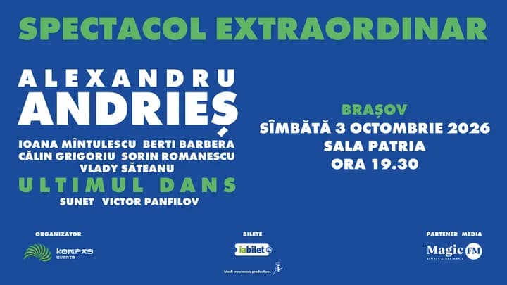Brasov: Alexandru Andries - "Ultimul dans"
