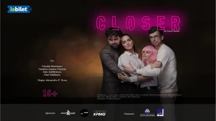 Brasov: Closer de Patrick Marber - Premiera