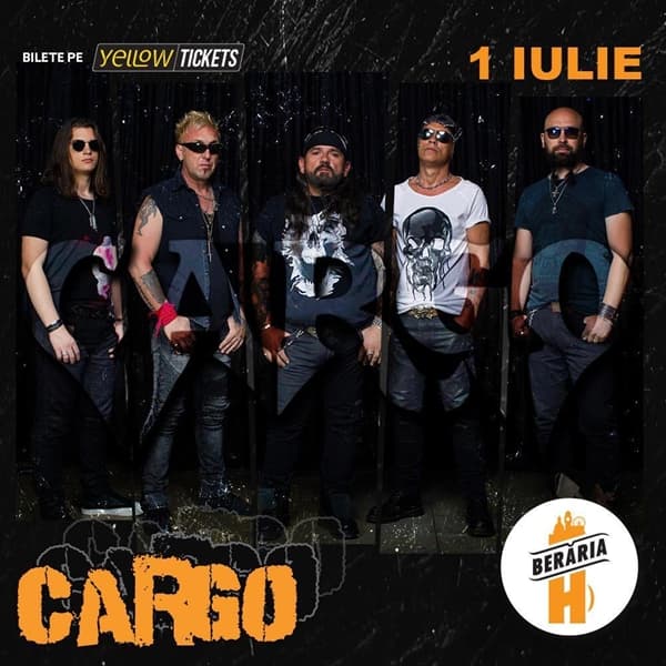 CARGO în concert la Berăria H pe 1 iulie