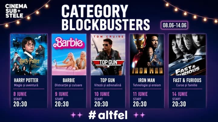 Cinema sub stele: Blockbusters Week