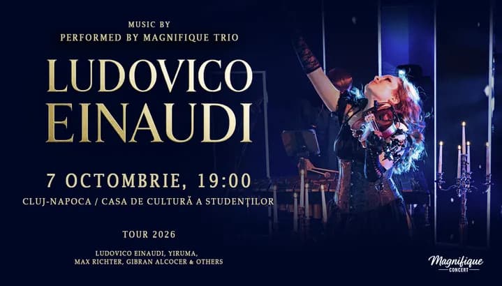 Cluj-Napoca: Magnifique Trio - Ludovico Einaudi