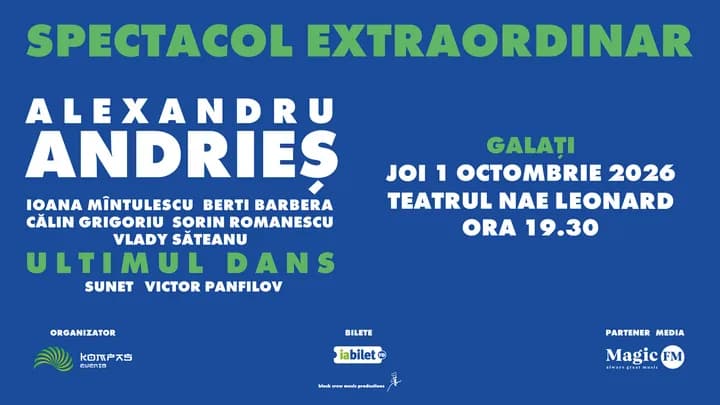 Galati: Alexandru Andries - "Ultimul dans"
