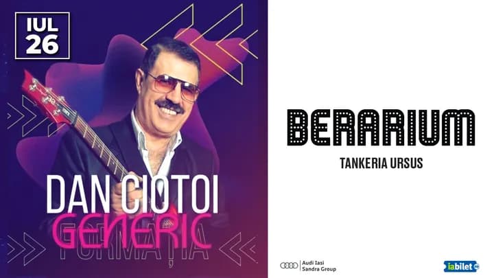 Iași: Concert Dan Ciotoi & Formația Generic