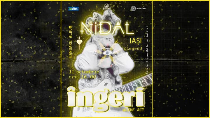 Iasi: Concert Nidal • Lansare de album: "Îngeri"