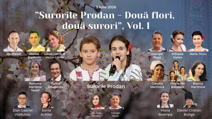 Iasi: Surorile Prodan  - „Două voci, aceeași inimă” - Lansare CD