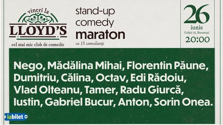 Lloyd's: Stand-up comedy Maraton
