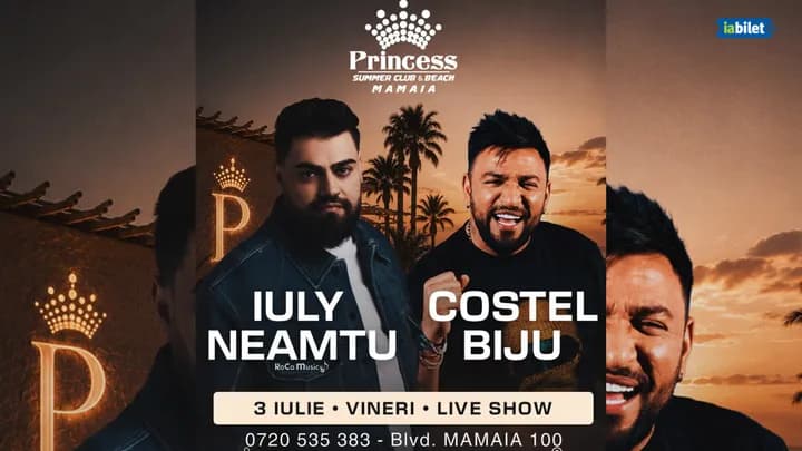 Mamaia: Concert Iuly Neamtu x Costel Biju