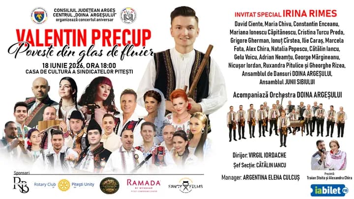 Pitești: Valentin Precup – Poveste din glas de fluier
