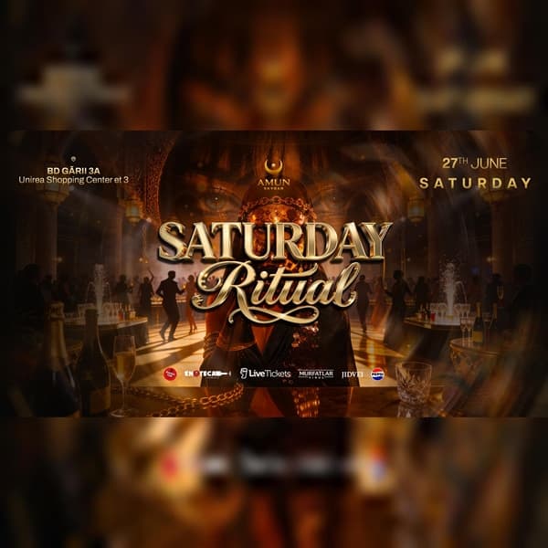 SATURDAY RITUAL | 27 IUNIE | AMUN SkyBar