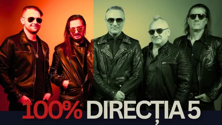 Sibiu:  Concert  Direcția 5 - „100% Direcția 5”