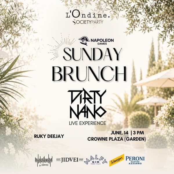 SUNDAY BRUNCH x Dirty Nano Live Experience