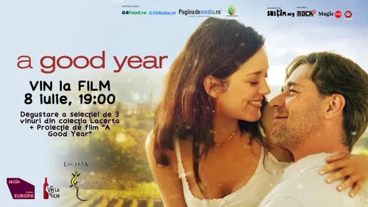 Vin la film - proiectie "A good year"
