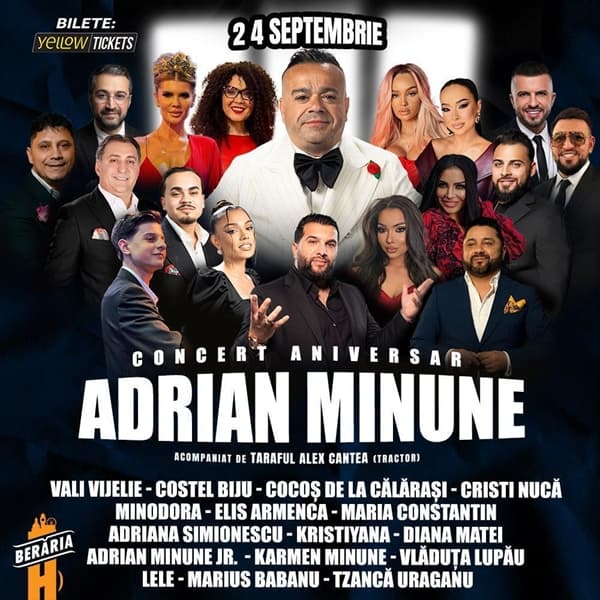 Adrian Minune - Concert Aniversar // 24 septembrie 2026