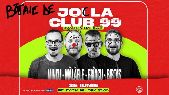 Bataie de joi cu Mincu, Mălăele, Frîncu & Birtaș la Club 99
