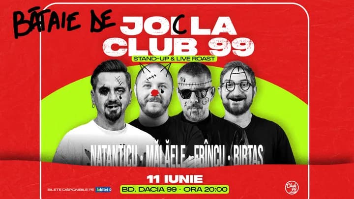 Bataie de joi cu Natanticu, Mălăele, Frîncu & Birtaș la Club 99