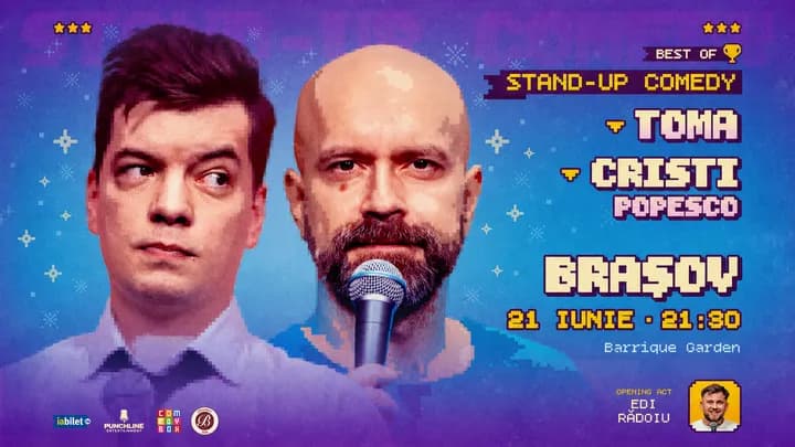 Brașov: Stand-up comedy - Best of Toma & Popesco (SHOW 2)