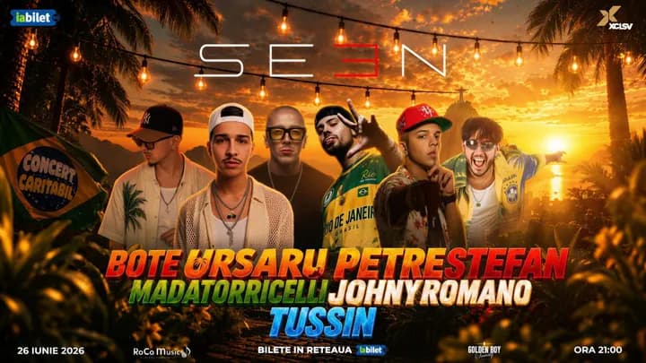 Concert Caritabil X Petre Ștefan, Ursaru, Tussin, Johny Romano, Madatorricelli & Bote