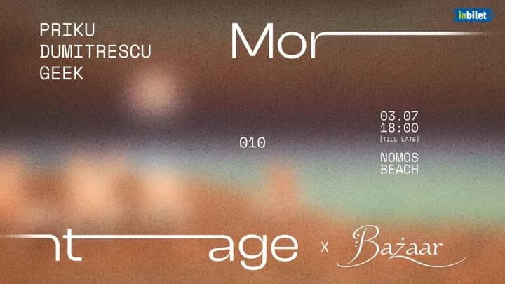 Constanta: Bazaar x Montage present Priku, Dumitrescu, Geek