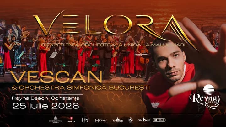 Constanta: VELORA | Vescan & Orchestra Simfonică București | Reyna Beach