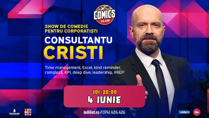 Consultantu Cristi - Show De Comedie pentru Corporatiști pe Terasa ComicsClub!