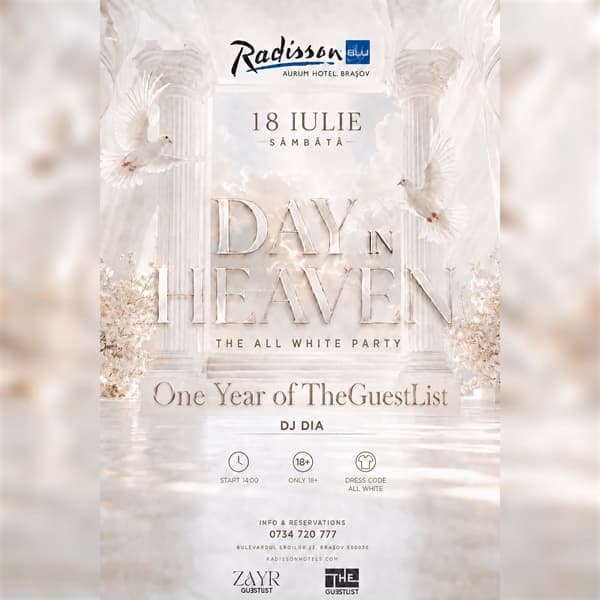 DAY IN HEAVEN - One Year of TheGuestlist - Day Party - Radisson Blu