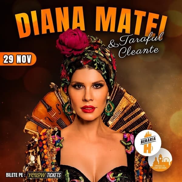 Diana Matei & Taraful Cleante live la Berăria H pe 29 noiembrie