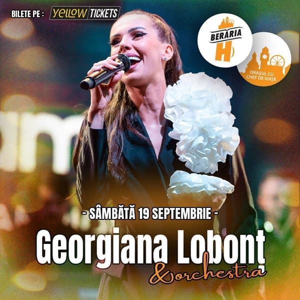Georgiana Lobonț & Orchestra live la Berăria H pe 19 septembrie