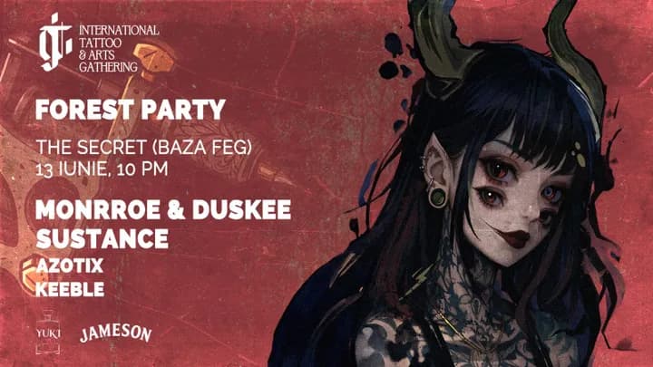 Iasi: Forest party by ITAG: Monrroe&Duskee, Sustance, Azotix, Keeble