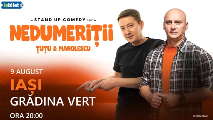 Iasi: Stand-up Comedy - Dan Tutu & Cristi Manolescu