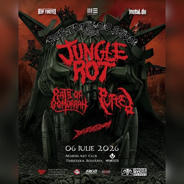 Jungle Rot (US) | Rats of Gomorrah (DE) | Putred (RO) | Beermageddon (RO) live @Nemesis Art Club