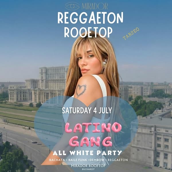 LATINO GANG | All white Reggaeton Rooftop Party | Bucharest