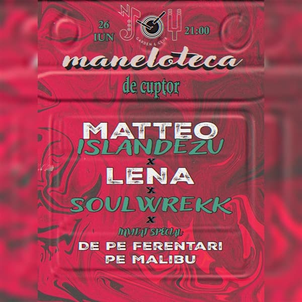 ManelotecA - Concert Matteo Islandezu x Lena // Soulwrekk & De pe Ferentari pe Malibu