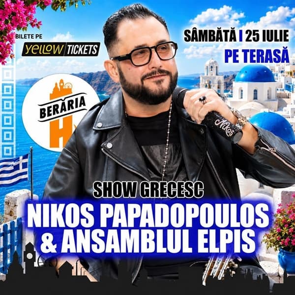 Nikolaos Papadopoulos & Ansamblul Elpis | Seară Grecească #PeTerasă