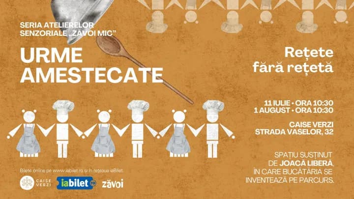 Seria Atelierelor Senzoriale „Zăvoi Mic" • Urme Amestecate