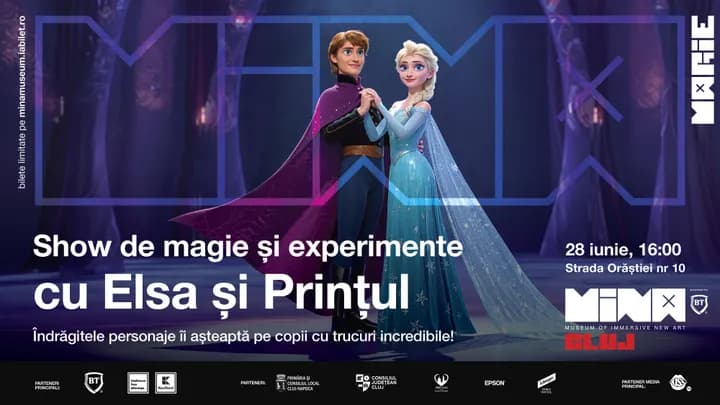 Show de magie și experimente cu Elsa și Prințul