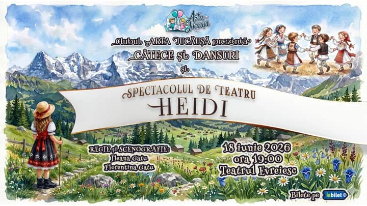 Spectacol de teatru: HEIDI și un program de cântece și dansuri