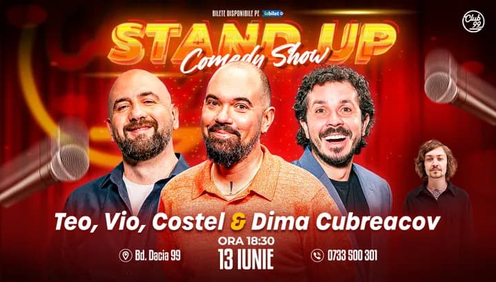 Stand-up Comedy cu Teo, Vio, Costel - Dima Cubreacov la Club 99
