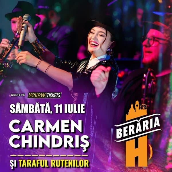 Taraful Rutenilor și Carmen Chindriș live la Berăria H pe 11 iulie