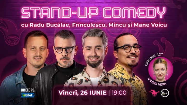 The Fool: Stand-up Comedy cu Mane, Bucălae, Frînculescu și Mincu